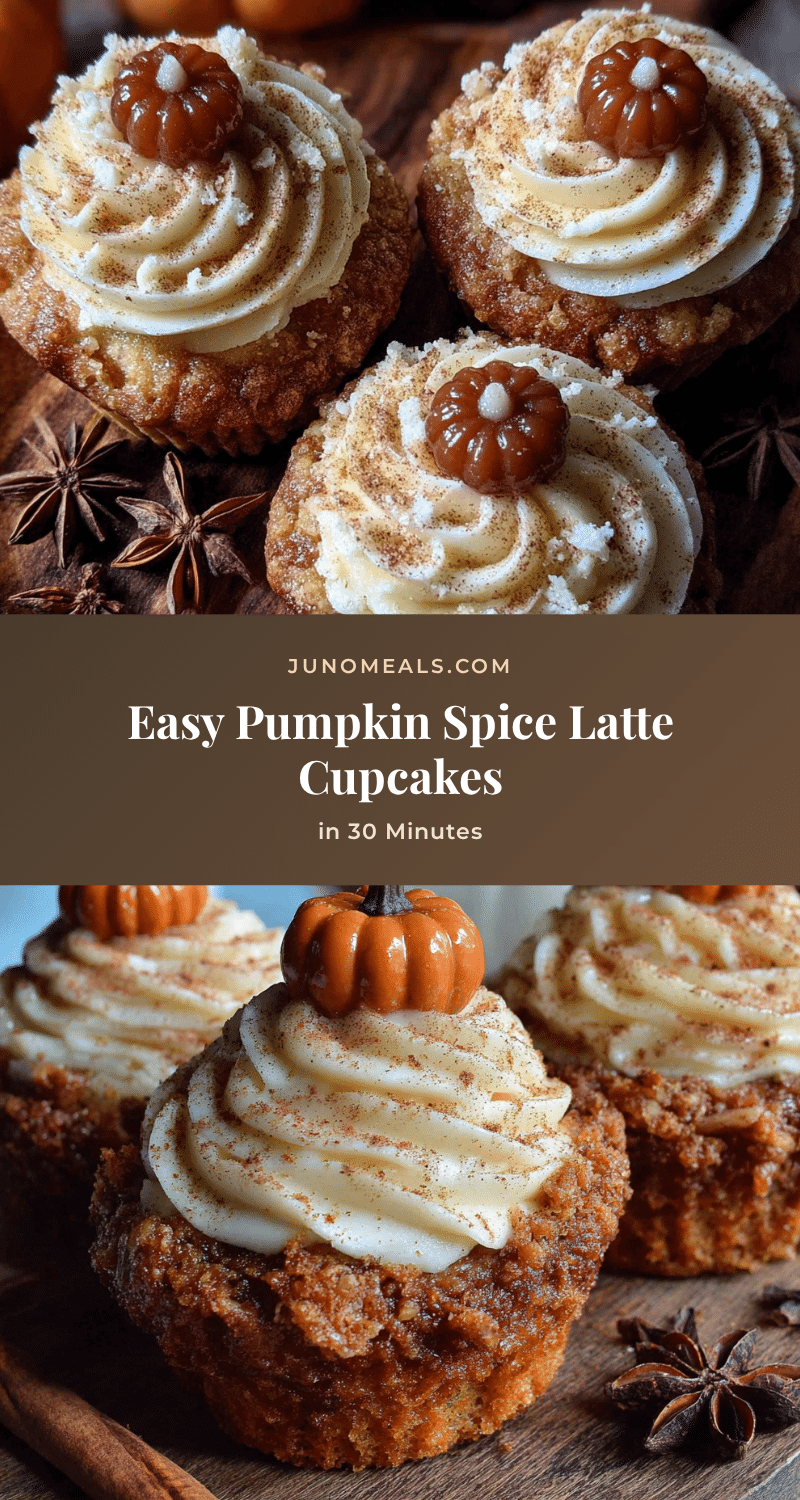 pumpkin spice latte cupcakes recipe
