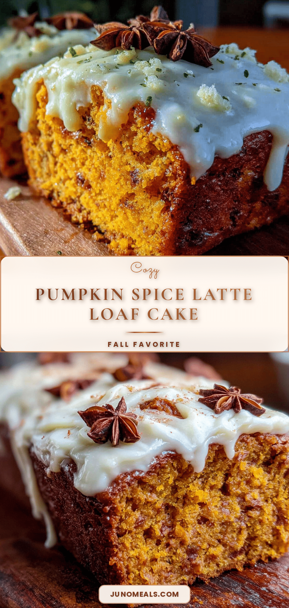 pumpkin spice latte loaf cake recipe