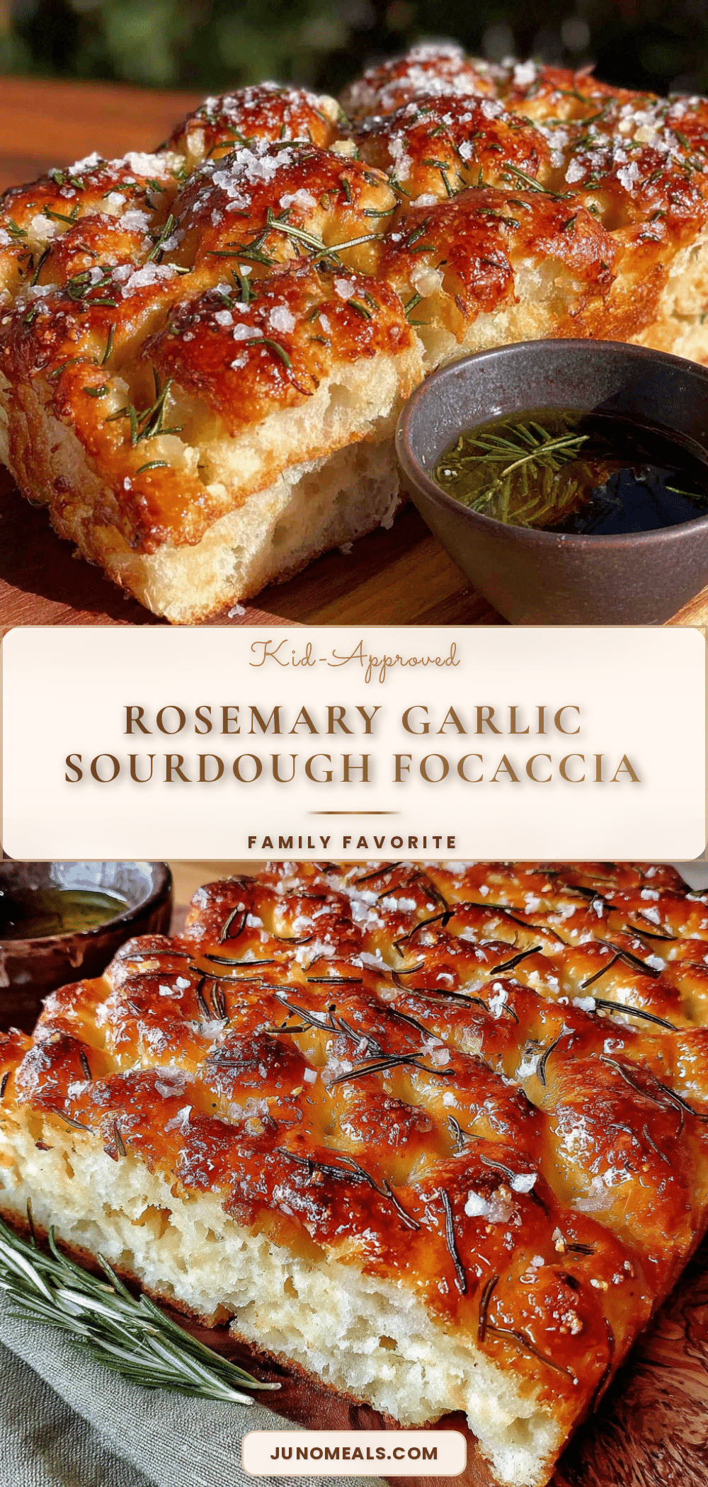 rosemary garlic sourdough focaccia recipe