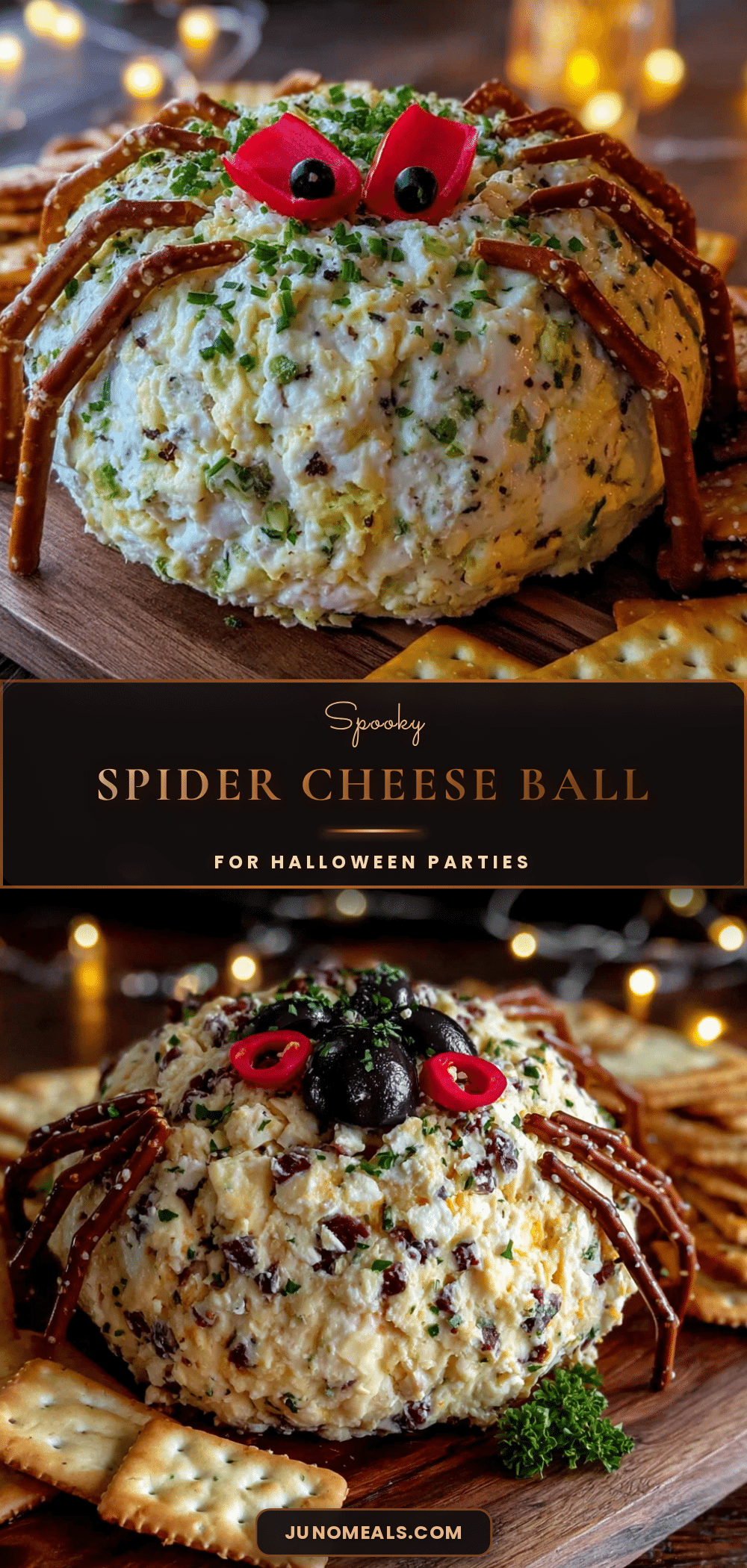 spider cheese ball recipe recipe