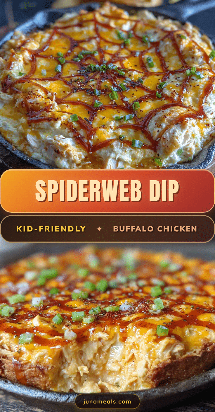 spiderweb buffalo chicken dip recipe