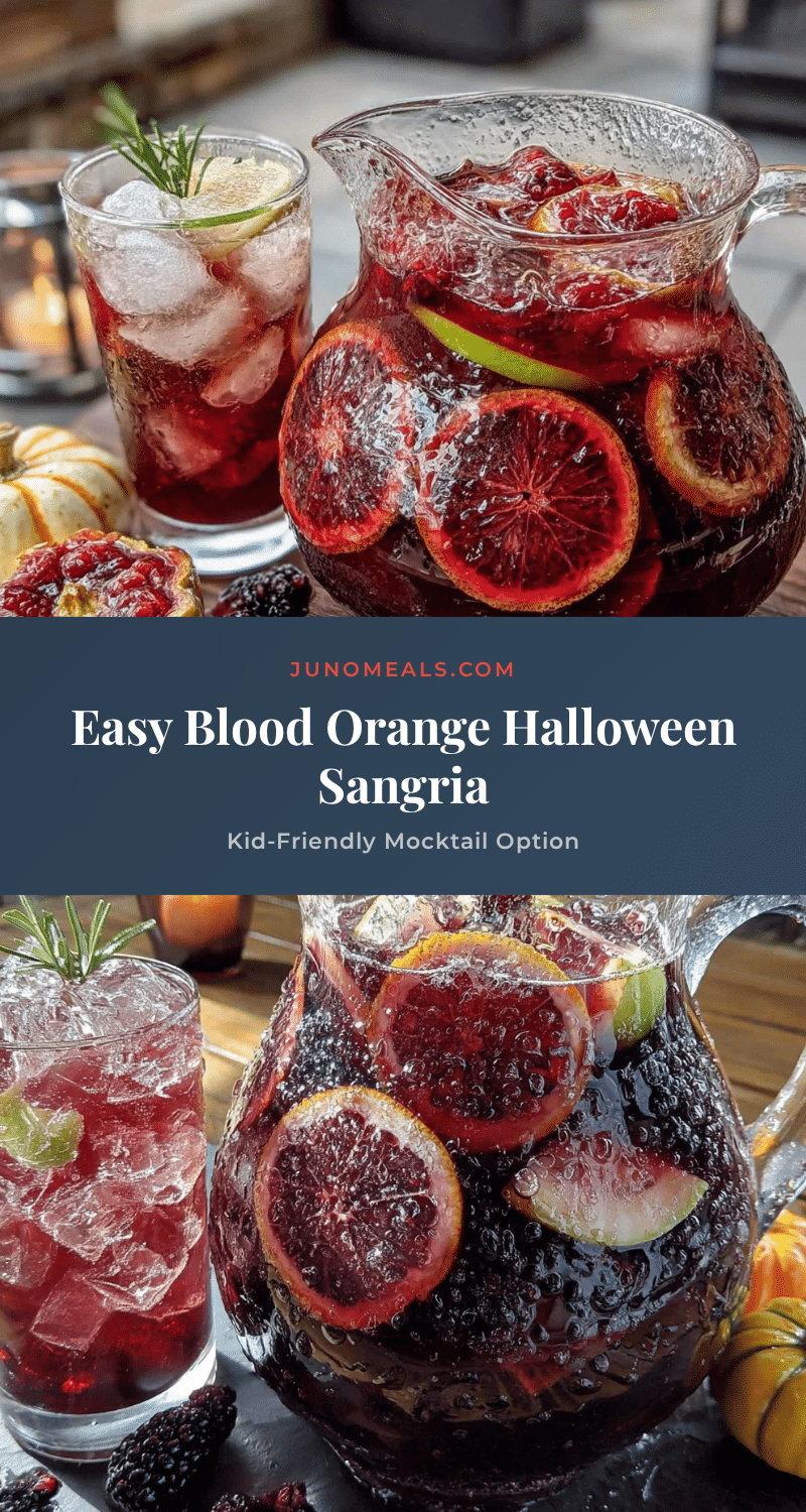 blood orange halloween sangria recipe