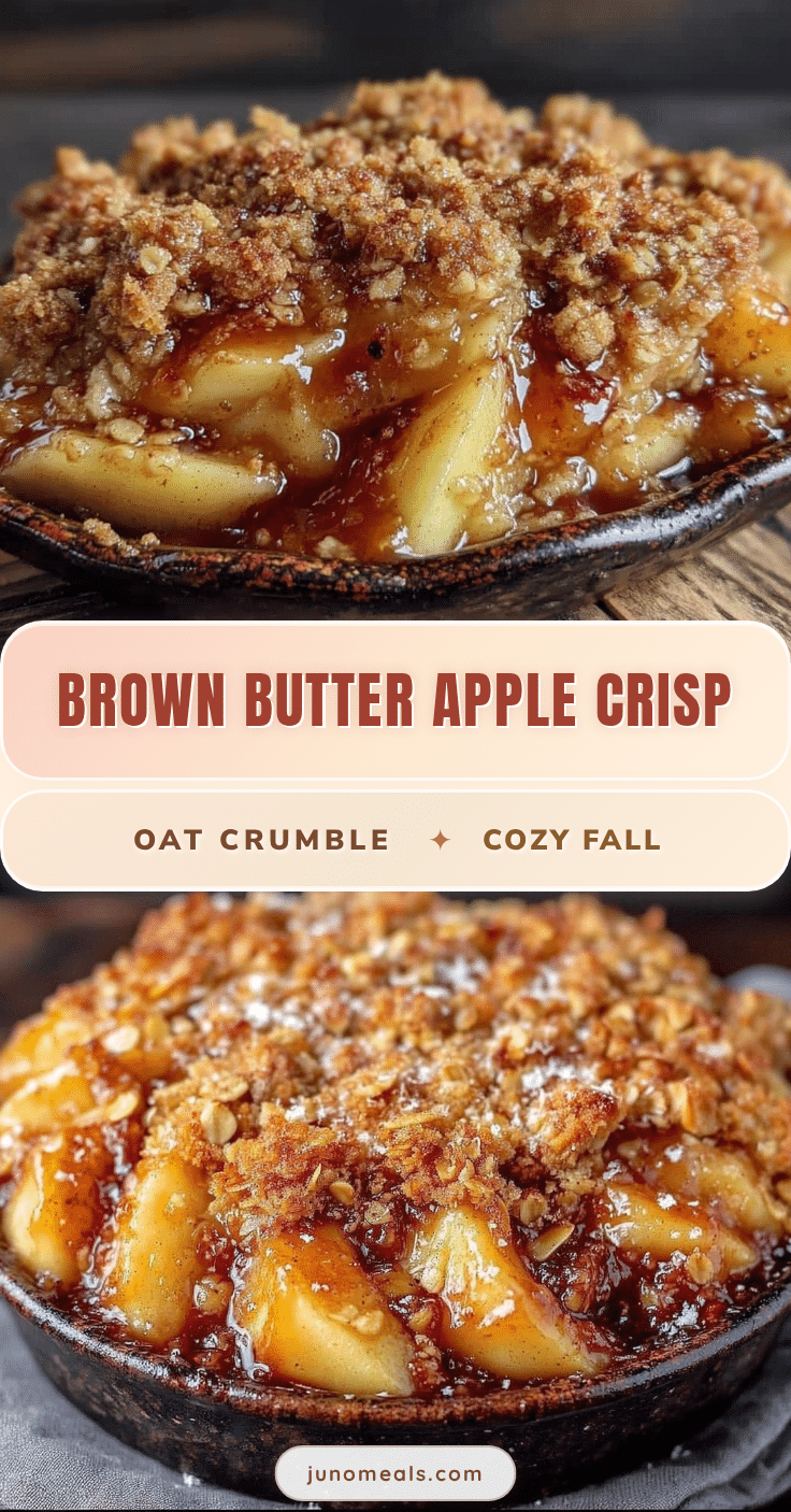 brown butter apple crisp recipe