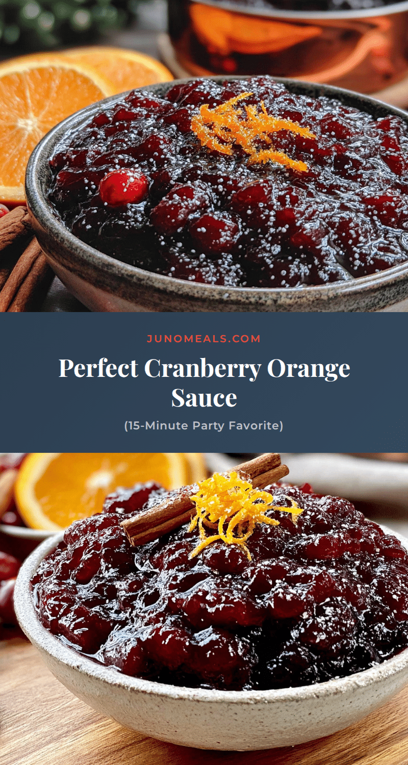 15-minute cranberry orange sauce recipe