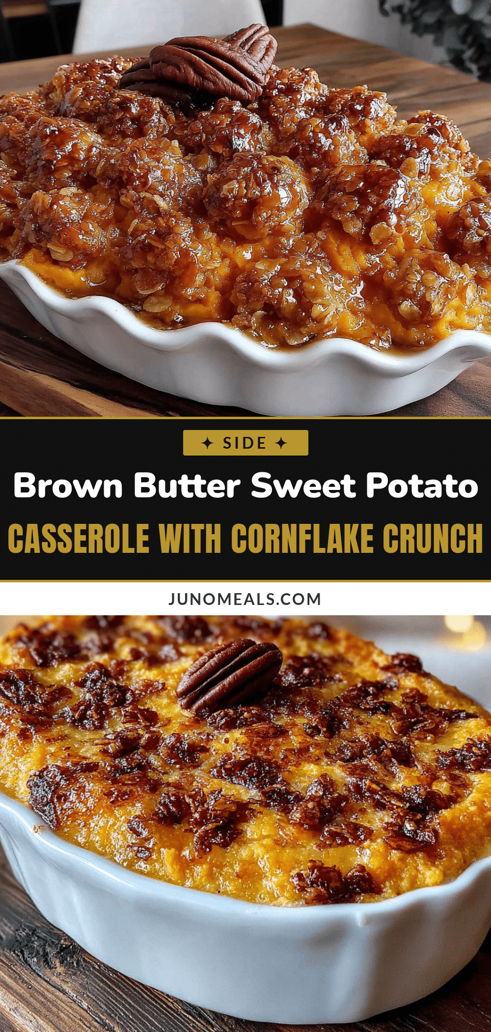 brown butter sweet potato casserole recipe