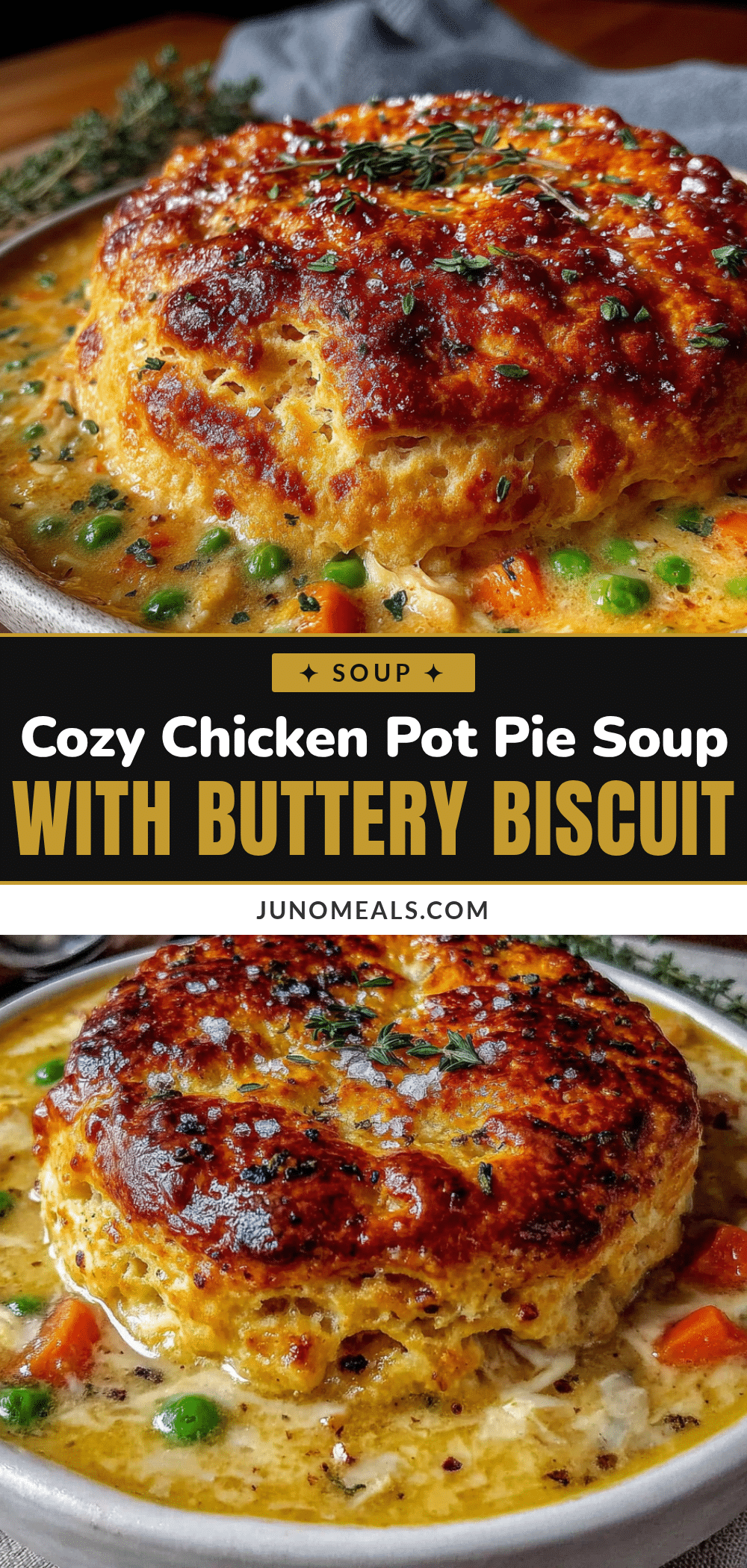 chicken pot pie soup recipe