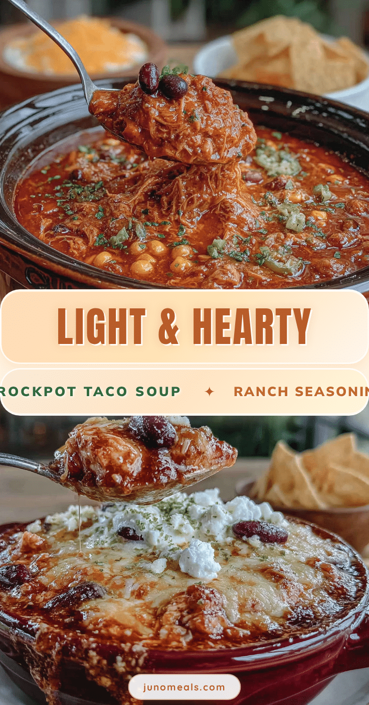crockpot taco soup with ranch seasoning recipe