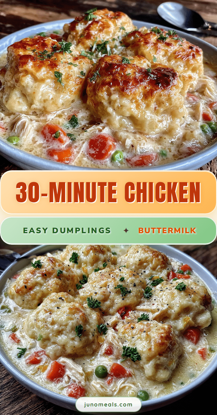 easy 30-minute chicken and dumplings recipe