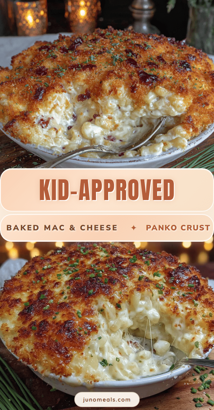 four-cheese mac and cheese with panko recipe