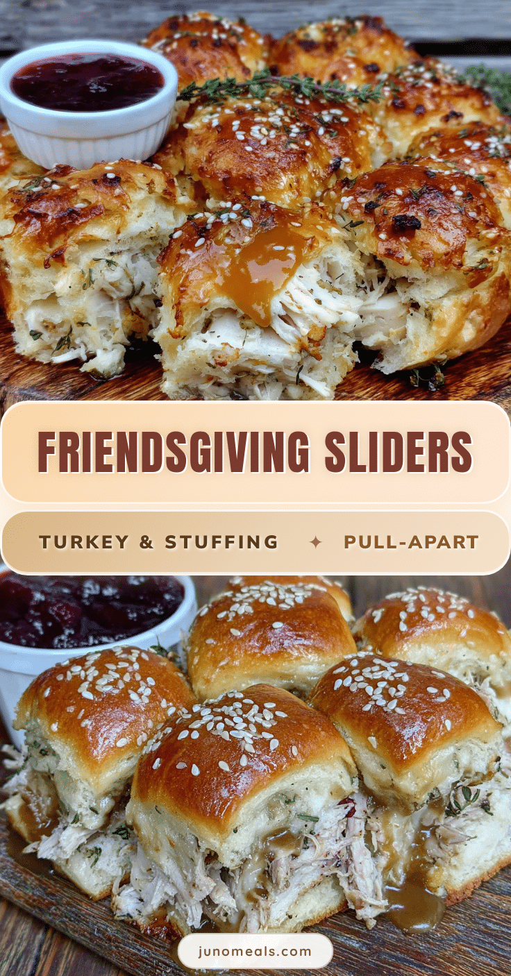 friendsgiving turkey stuffing sliders recipe