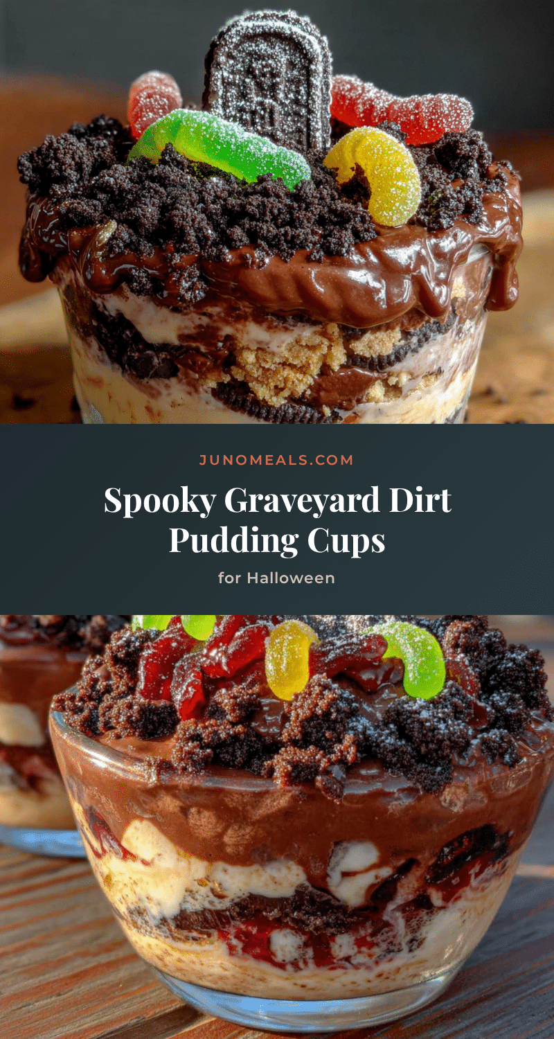 graveyard dirt pudding cups recipe