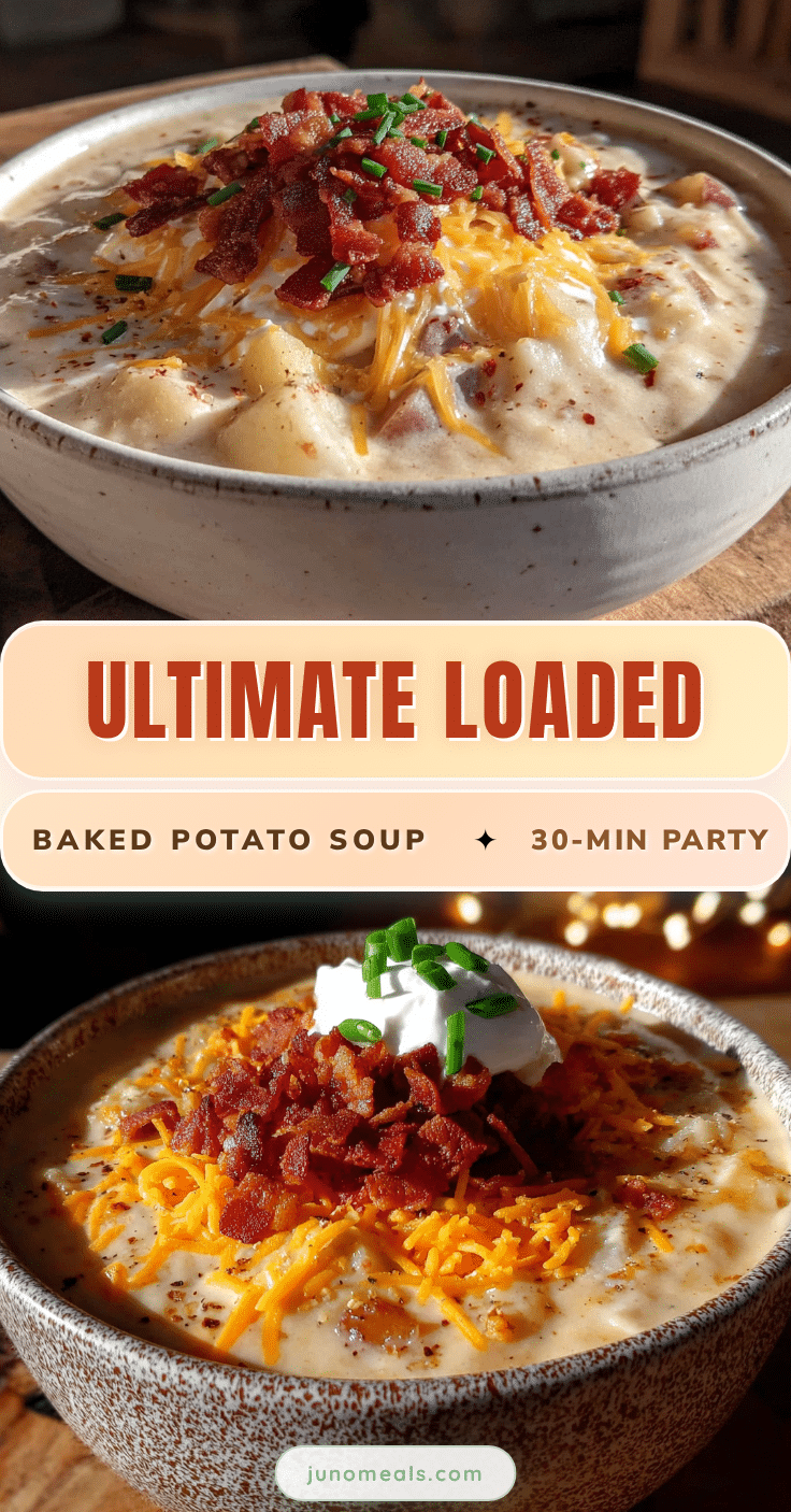 loaded baked potato soup recipe
