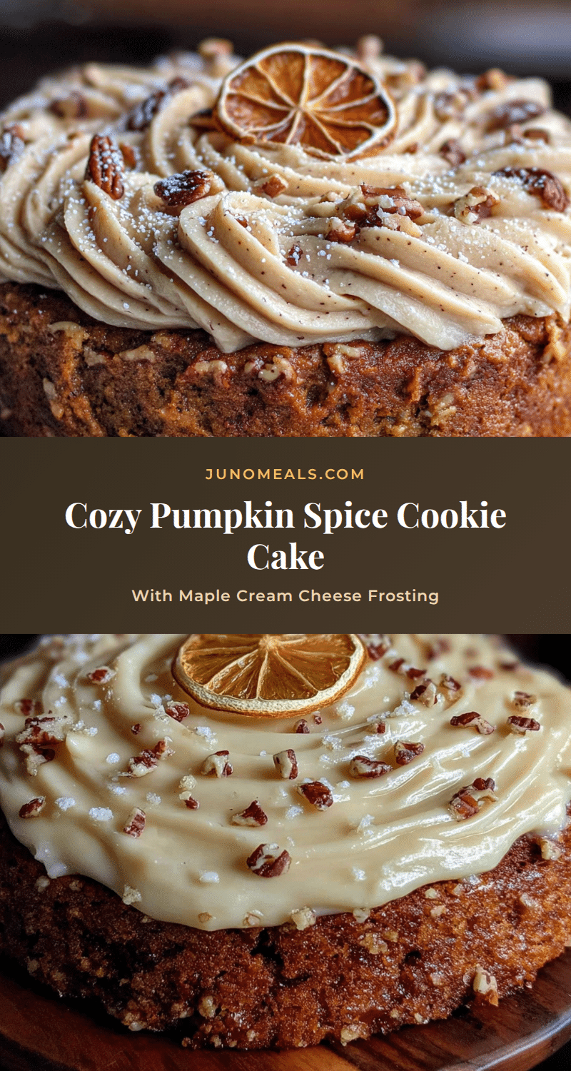 pumpkin spice cookie cake recipe