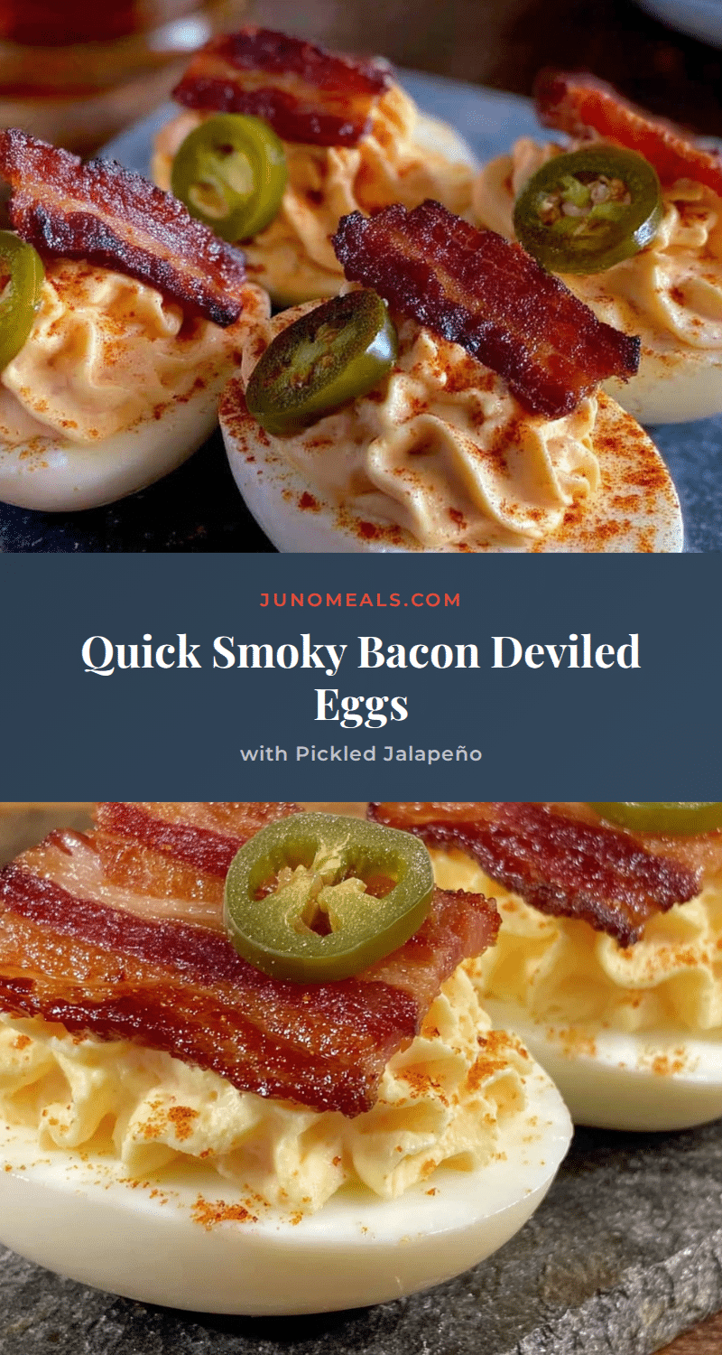 smoky bacon deviled eggs recipe