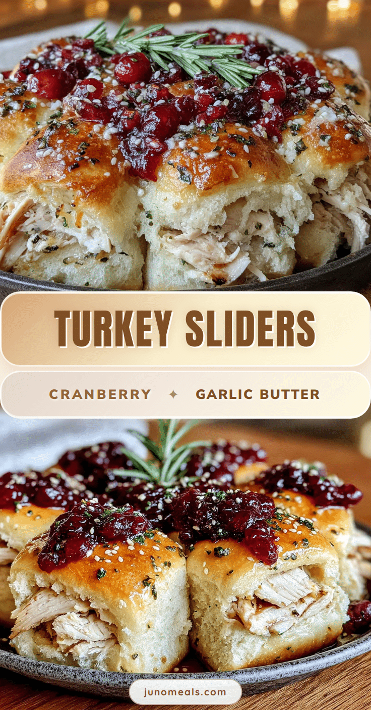 turkey cranberry sliders recipe